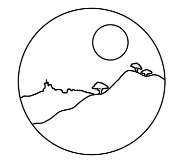 creative phase Full Moon Trail logo